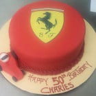 bespoke Ferrari cake
