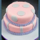 bespoke pink tier cake